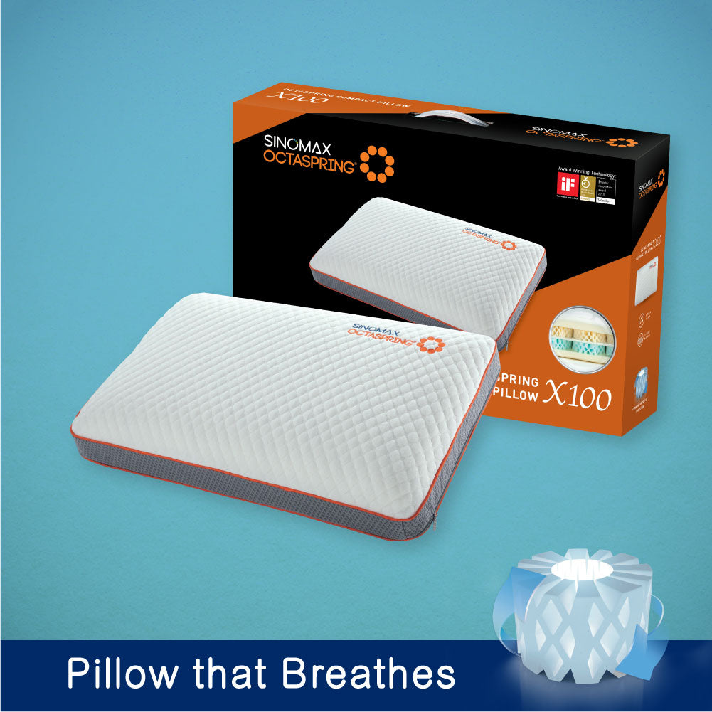 湧命力 枕 OCTASPRING® 蜂巢彈簧舒壓枕X100 - SINOMAX | Innovation For Sleep