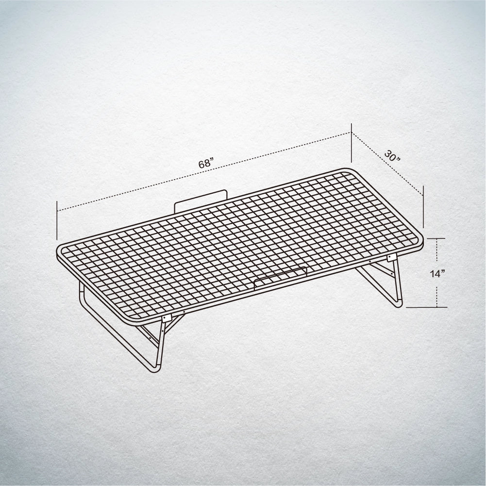 Iron Pull Out Bed Frame