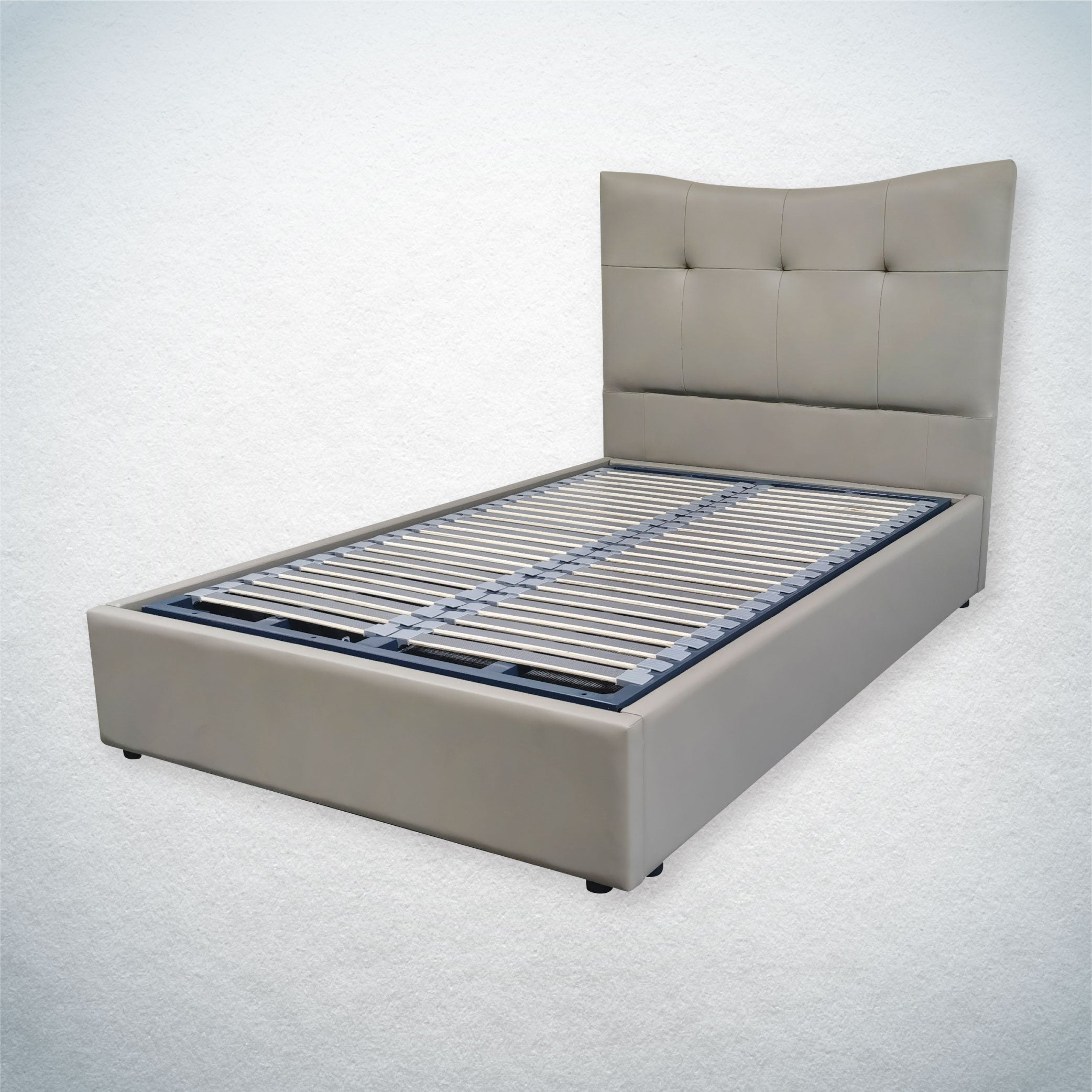 Classic Button Hydraulic Bed Frame 