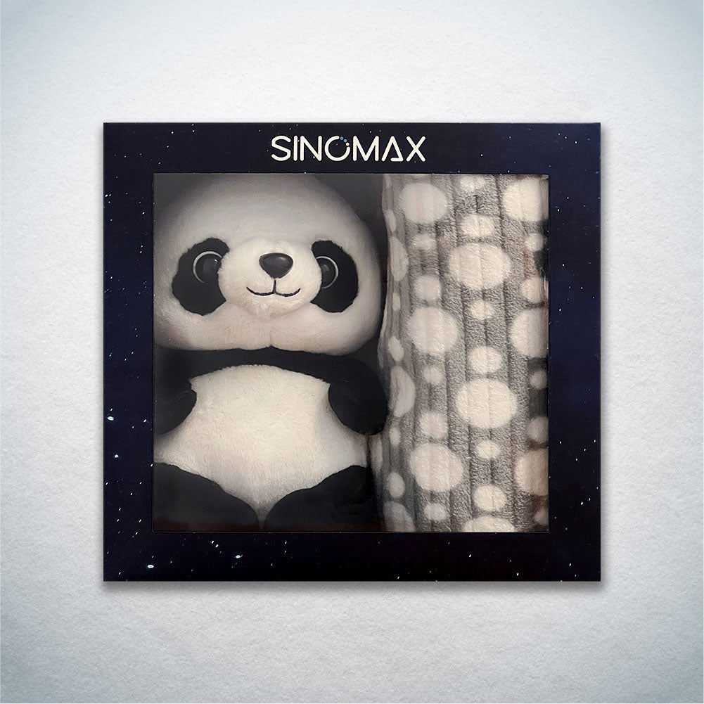 Sinomax 熊貓毛毯套裝